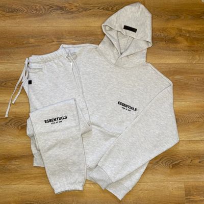 LIGHT Essentials Grey Hoodie And Sweatpants SetN